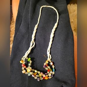 Bohemian beaded necklace